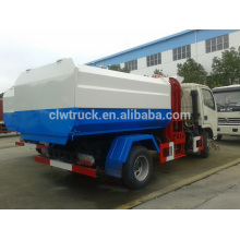 Dongfeng small hook lift garbage truck,5m3 new garbage truck